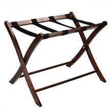 Load image into Gallery viewer, Folding Winsome Wood Luggage Rack Hotel Passenger Suitcase Stand
