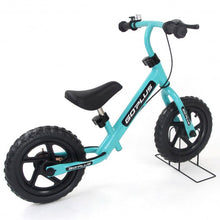 Load image into Gallery viewer, 12&quot; Four Colors Kids Balance Bike Scooter with Brakes and Bell-Navy

