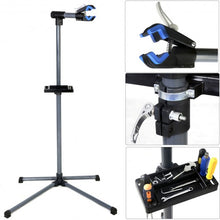Load image into Gallery viewer, Bike Repair Stand Adjustable 39&quot; To 60&quot; w/Telescopic Arm Cycle Bicycle Rack Blue
