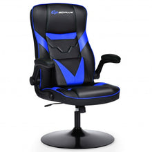 Load image into Gallery viewer, Rocking Gaming Chair Height Adjustable Swivel Racing Style Rocker -Blue
