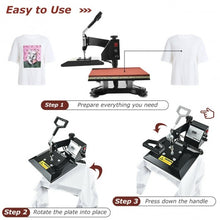 Load image into Gallery viewer, 12&quot; x 10&quot; Heat Press Machine Swing-Away Digital Transfer Sublimation T-Shirt
