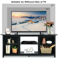 Load image into Gallery viewer, 2-Tier Entertainment Media Console Center-Black
