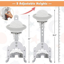 Load image into Gallery viewer, 3 in 1 Kids Basketball Hoop Set with Balls-White
