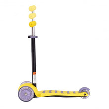 Load image into Gallery viewer, Adjust Handle 3 LED Light up PU Wheels Kids Kick Scooter-Yellow
