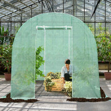 Load image into Gallery viewer, 6 Windows Steel Frame Backyard Walk-in Greenhouse
