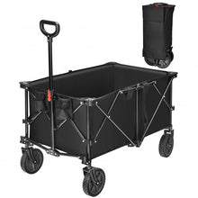 Load image into Gallery viewer, Outdoor Utility Garden Trolley Buggy -Black
