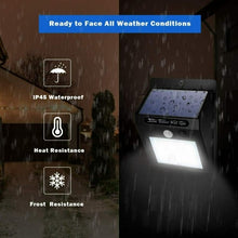 Load image into Gallery viewer, 4 Pcs 30 LED Solar Lights Motion Sensor Solar Powered Wall Lights  Garden Path
