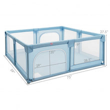 Load image into Gallery viewer, Baby Playpen Extra Large Kids Activity Center Safety Play-Blue
