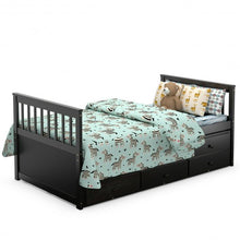 Load image into Gallery viewer, Alternative Twin Captain&#39;s Bunk Bed-Espresso
