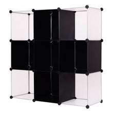 Load image into Gallery viewer, 3 Tiers 9 Cubic Bookcase Storage Cabinet

