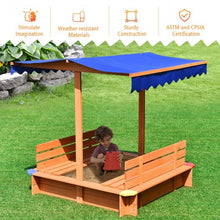 Load image into Gallery viewer, Kids Outdoor Playset Cedar Sandbox

