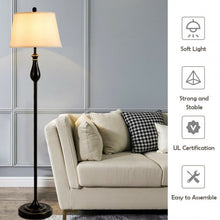 Load image into Gallery viewer, 3 pcs Brushed Nickel Lamp Set-Black
