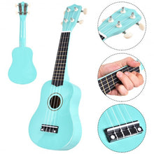 Load image into Gallery viewer, 21&quot; 4-String Acoustic Ukulele Musical Instrument-Green
