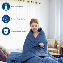 Load image into Gallery viewer, 20lbs Premium Cooling Heavy Weighted Blanket-Light Blue
