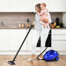 Load image into Gallery viewer, 2000W Heavy Duty Multi-purpose Steam Cleaner Mop with Detachable Handheld Unit-Blue

