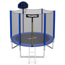 Load image into Gallery viewer, 10FT Round Trampoline with Safety Enclosure Net-10&#39;
