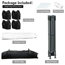 Load image into Gallery viewer, 10&#39;x10&#39; Outdoor Commercial Pop up Canopy Tent-White
