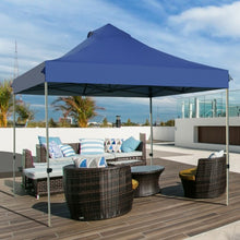 Load image into Gallery viewer, 10&#39; x 10&#39; Portable Pop Up Canopy Event Party Tent Adjustable w/Roller Bag-Blue
