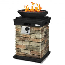 Load image into Gallery viewer, 40 000 BTU Patio Propane Burning Fire Bowl Column
