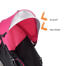 Load image into Gallery viewer, Folding Lightweight Baby Toddler Umbrella Travel Stroller-Pink
