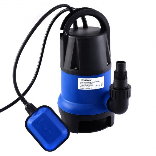 1/2HP 2000GPH Submersible Dirty Clean Water Pump Flooding Pond Swimming Pool