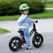 Load image into Gallery viewer, 12&quot; Kids Balance No-Pedal Ride Pre Learn Bike with Adjustable Seat-Black
