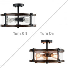 Load image into Gallery viewer, 3-Light Living Room Retro Flush Mount Ceiling Light
