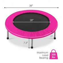 Load image into Gallery viewer, 38&quot; Rebounder Trampoline Adults and Kids Exercise Workout w/Padding and Springs
