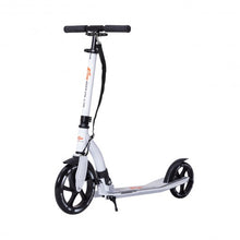 Load image into Gallery viewer, Adjustable Foldable Aluminum Kids Kick Scooter w/ Shoulder Strap-White
