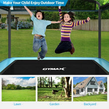 Load image into Gallery viewer, 6 Feet Kids Entertaining Trampoline with Swing Safety Fence-Blue
