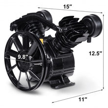Load image into Gallery viewer, 3HP 2 Piston V Style Twin Cylinder Air Compressor Head
