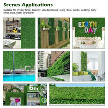 Load image into Gallery viewer, 12 Pcs Artificial Peanut Leaf Hedges Panels 20&quot; x 20&quot; Fence Wall Plant

