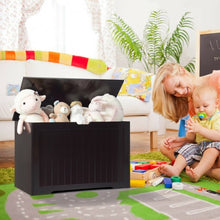 Load image into Gallery viewer, Wooden Toy Box Kids Storage Chest Bench -Brown
