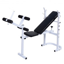Load image into Gallery viewer, Solid Olympic Folding Incline Lift Workout Bench
