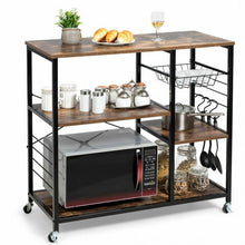 Load image into Gallery viewer, Rolling Industrial Kitchen Baker�s Storage Shelf
