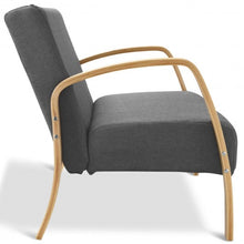 Load image into Gallery viewer, Mid Century Modern Fabric Upholstered Armchair Loveseat
