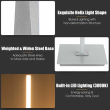 Load image into Gallery viewer, 48&quot; Helix LED Floor Lamp Modern Standing Pole Light-Silver
