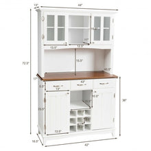 Load image into Gallery viewer, Buffet And Hutch Kitchen Storage Cabinet
