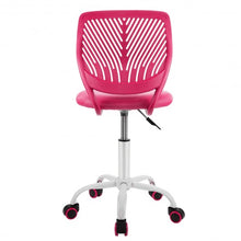 Load image into Gallery viewer, Adjustable Office Task Desk Armless Chair-Pink
