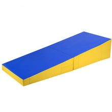 Load image into Gallery viewer, Folding Incline Wedge Ramp Gymnastics Mat
