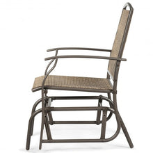 Load image into Gallery viewer, Steel Frame Garden Swing Single Glider Chair Rocking Seating
