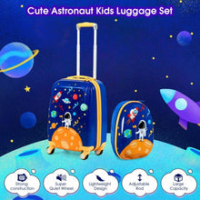 Load image into Gallery viewer, 2PC Kids Luggage Set Rolling Suitcase &amp; Backpack-Navy
