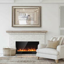Load image into Gallery viewer, 40 &quot; Electric Fireplace Recessed Wall Mounted with Multicolor Flame
