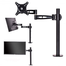 Load image into Gallery viewer, Adjustable Monitor Mount for Single LCD Flat Screen Monitor
