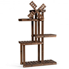Load image into Gallery viewer, Wood Plant Stand 5 Tier Shelf Multiple Space-saving Rack
