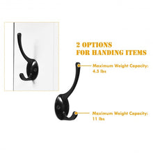 Load image into Gallery viewer, Wall Mounted Mirror Coat Hat Rack Storage Shelf
