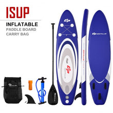 Load image into Gallery viewer, 11&#39; Adjustable Inflatable Stand up Paddle SUP Surfboard with Bag
