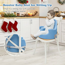 Load image into Gallery viewer, 6-in-1 Convertible Baby Booster Seat with Tray Wheels-Blue
