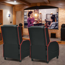 Load image into Gallery viewer, Massage Gaming Recliner Chair w/Headrest &amp; Adjustable Backrest - Home Theater-RE
