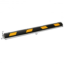 Load image into Gallery viewer, 72&quot; Rubber Car Parking RV Trailer Wheel Tire Garage Driveway
